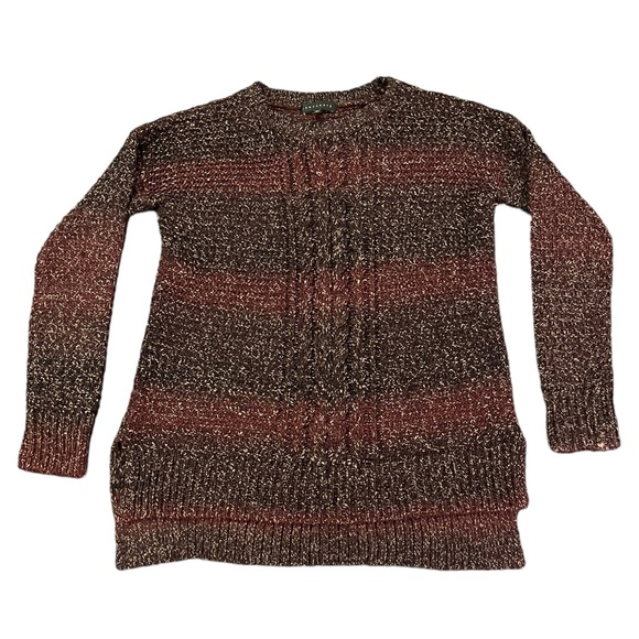 Sanctuary Sweaters - Sanctuary Ombre Crew Neck Cable Knit Sweater | Women's S